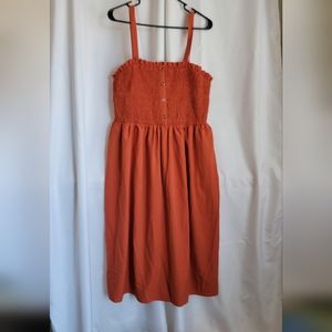 Burnt Orange Game Day Sundress